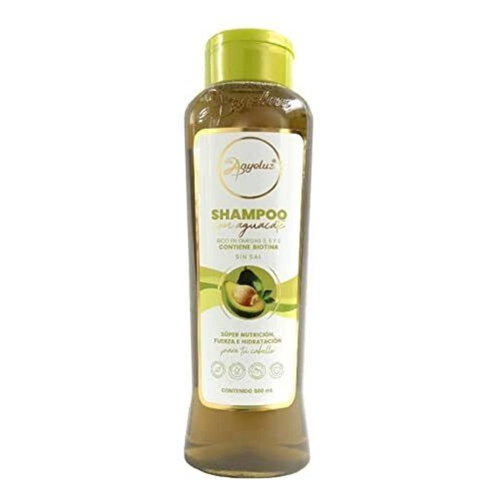 Anyeluz | Shampoo con Aguacate | Super Nutrición con Biotina y Omega 3 -6 -9